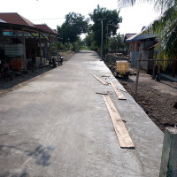 Kegiatan Pembangunan Rabat Jalan (RT 3) Desa Tobanoma Tahun Anggaran 2024